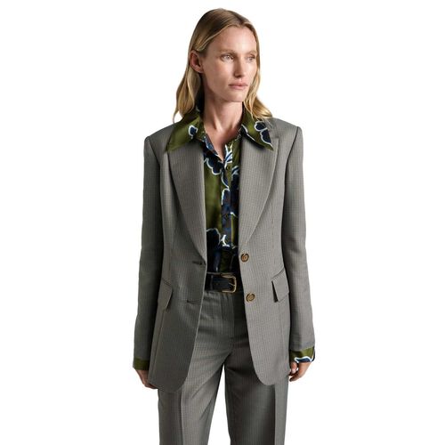 Cue European Micro Check Blazer